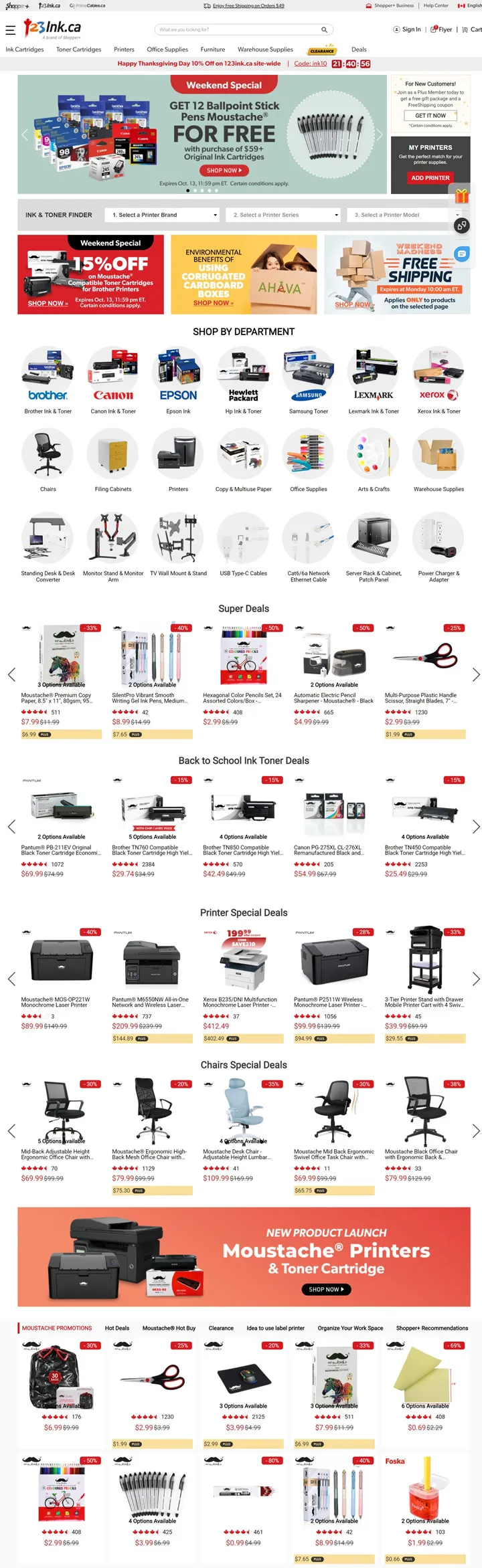 123Ink.ca Review: Canada’s One-Stop Shop for Cheap Ink, Toners & Home Office Gear